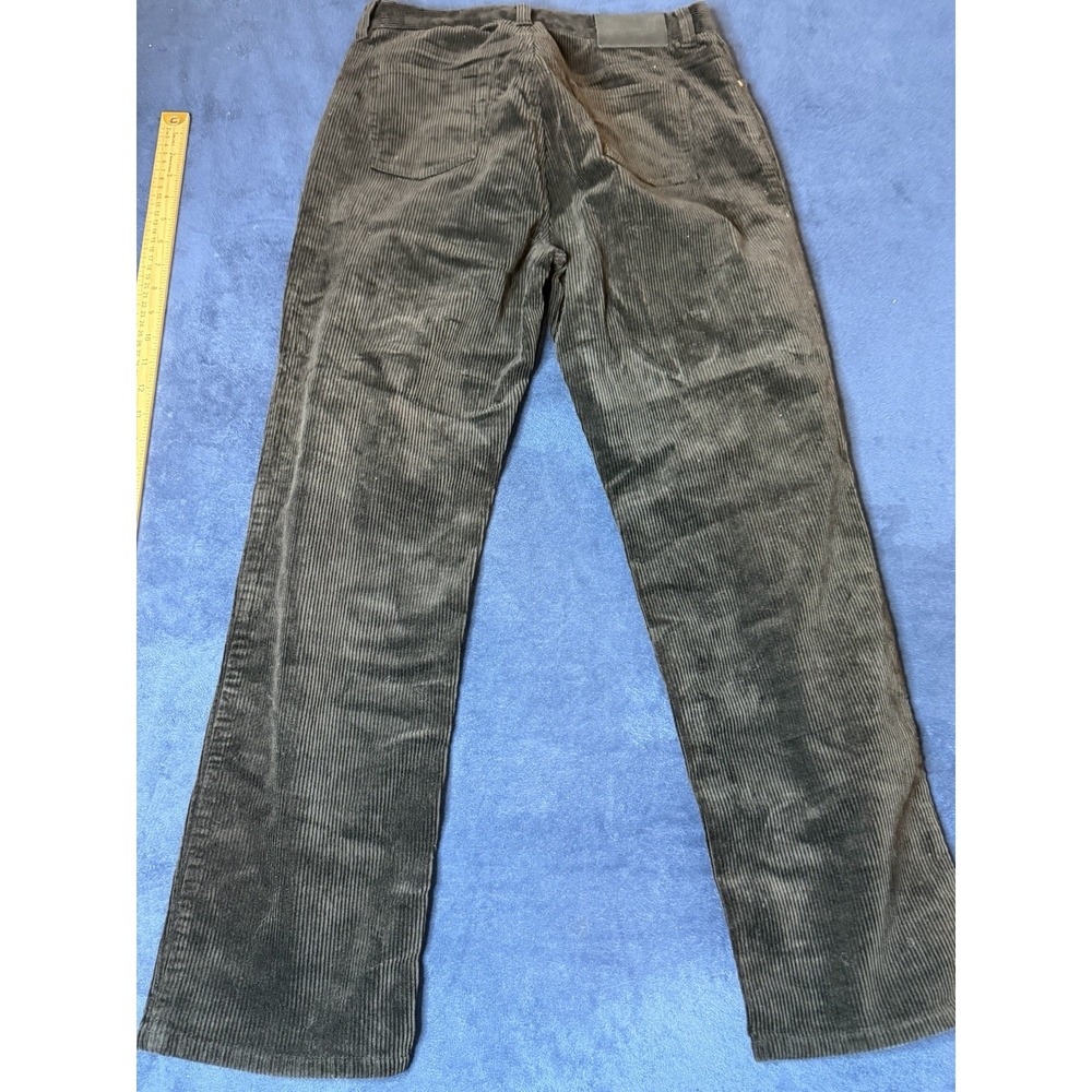 Lauren Jeans Co Ralph Lauren Corduroy High Rise Pants Womens 8P Straight Green